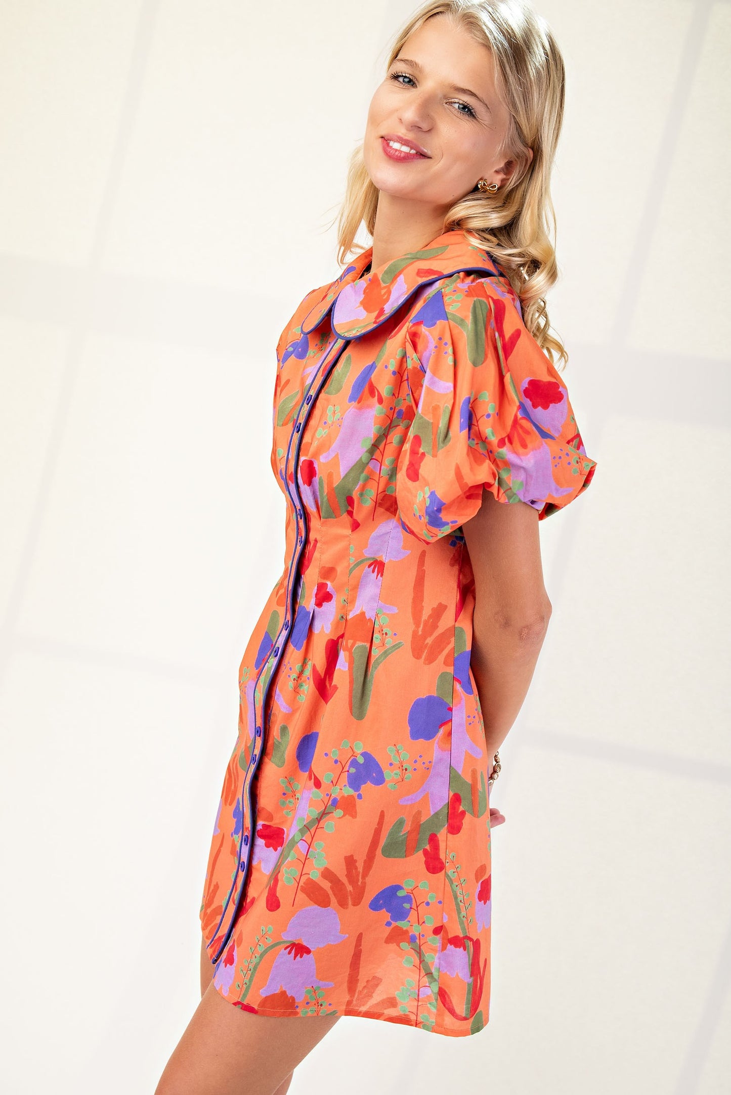 Taylor Printed Mini Dress