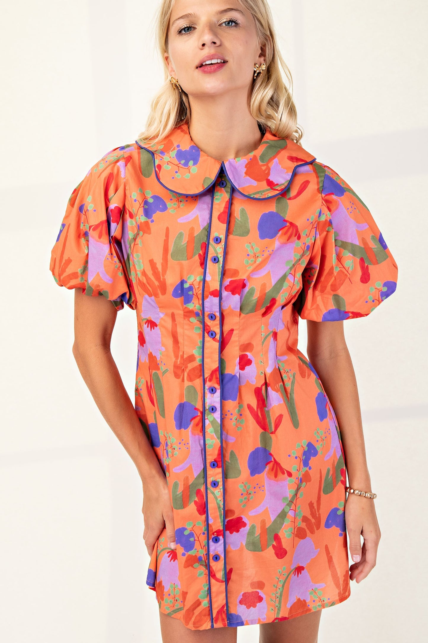 Taylor Printed Mini Dress