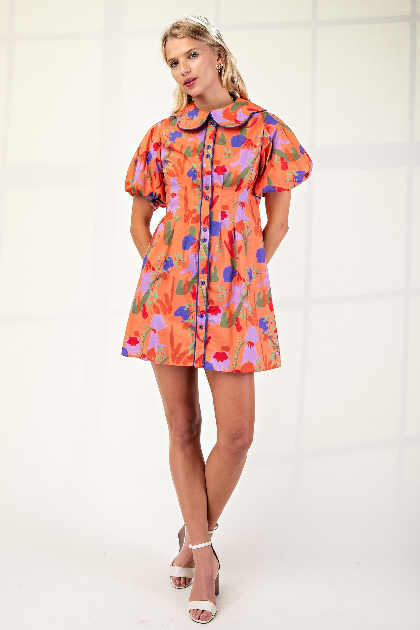 Taylor Printed Mini Dress