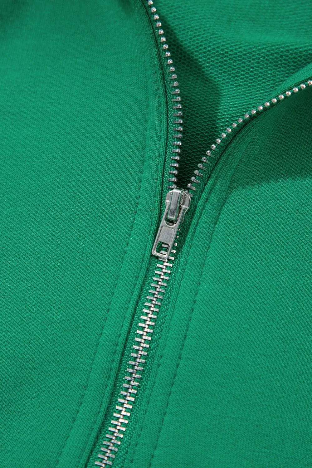 Frill Zip Front Puff Sleeve Top and Skort Set