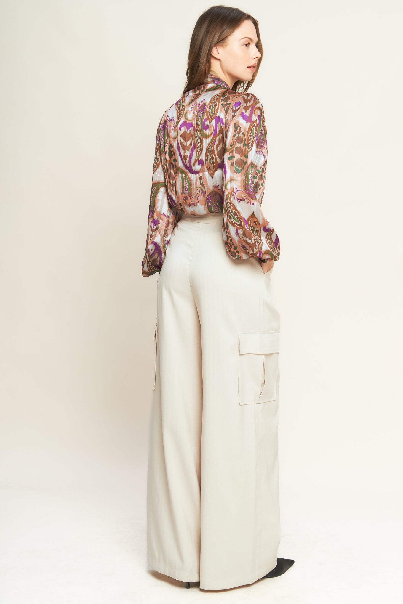 TRY AND TRY AGAIN WOVEN TOP