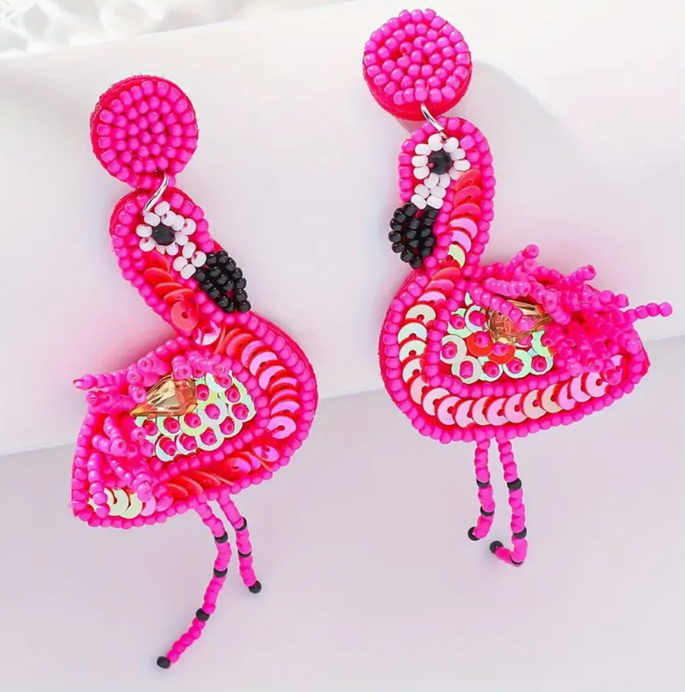 Flamingo Earrings
