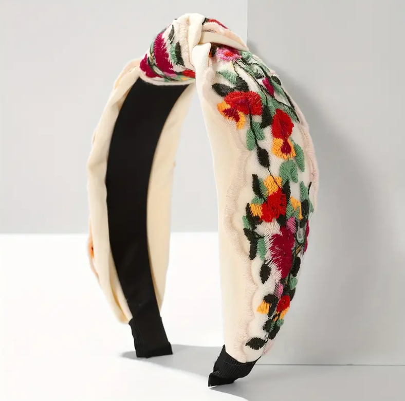 Clara Lace Floral Headband